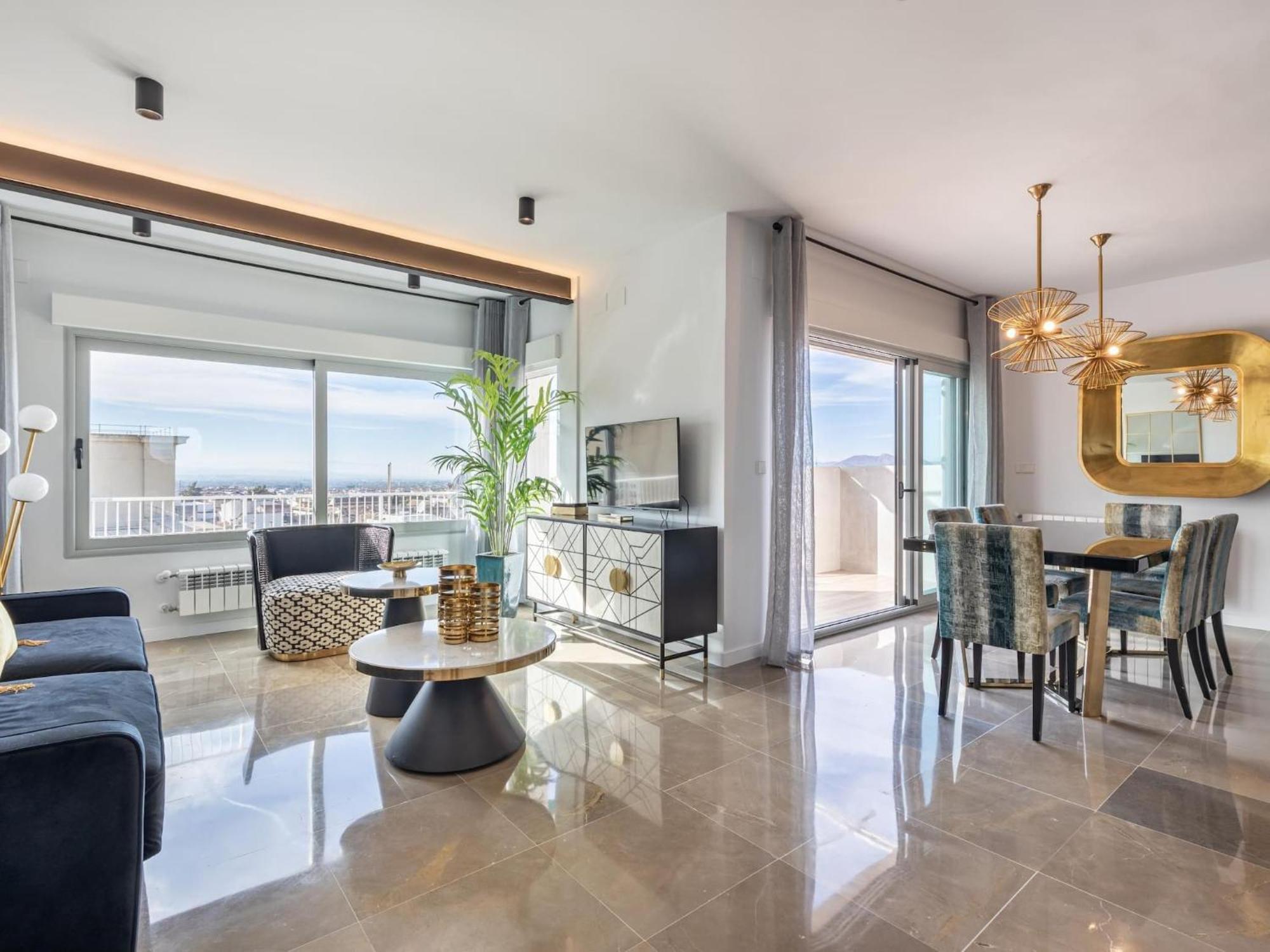 Apartmán Luxury Alhambra Penthouse Collection Gran Via Granada Exteriér fotografie